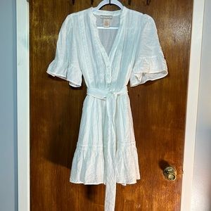 Flying Tomato Sz Small White Mini DRESS